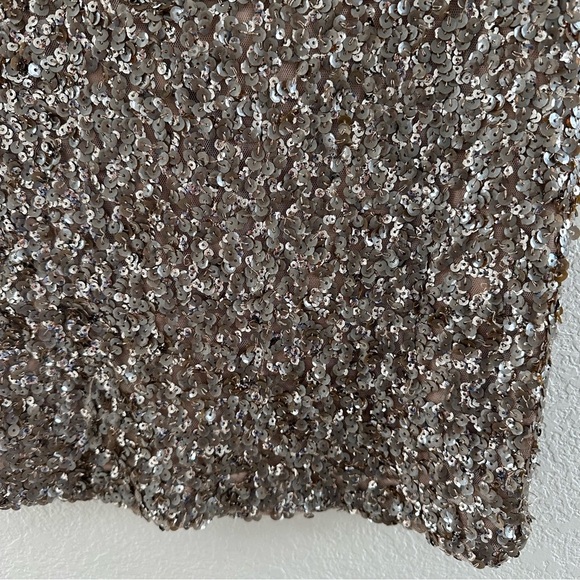 Free People nwt sequin skirt with zipper pull - Picture 9 of 12